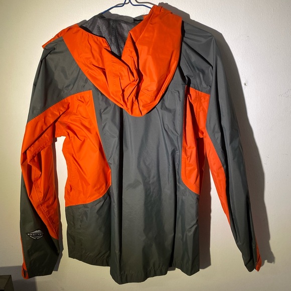 COLUMBIA orange & grey lightweight coat - Picture 3 of 4